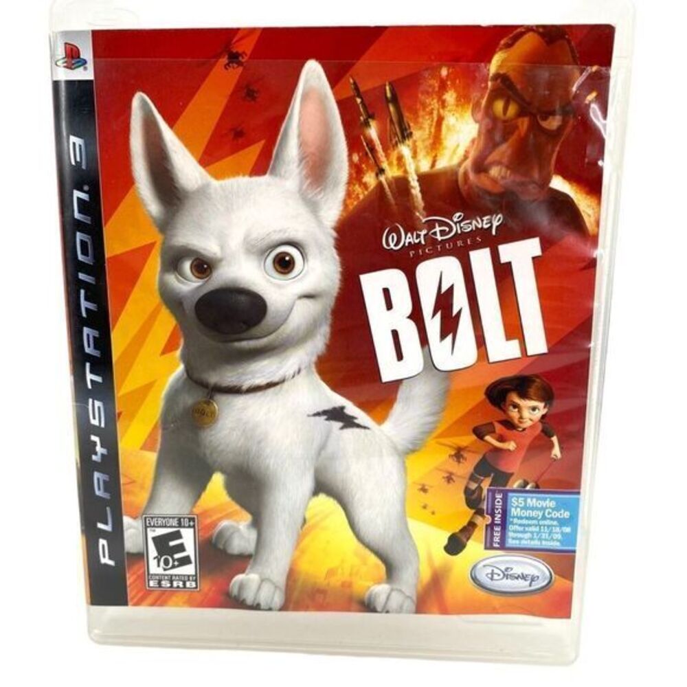 PS3 Playstation 3 Walt Disney Bolt Video Game